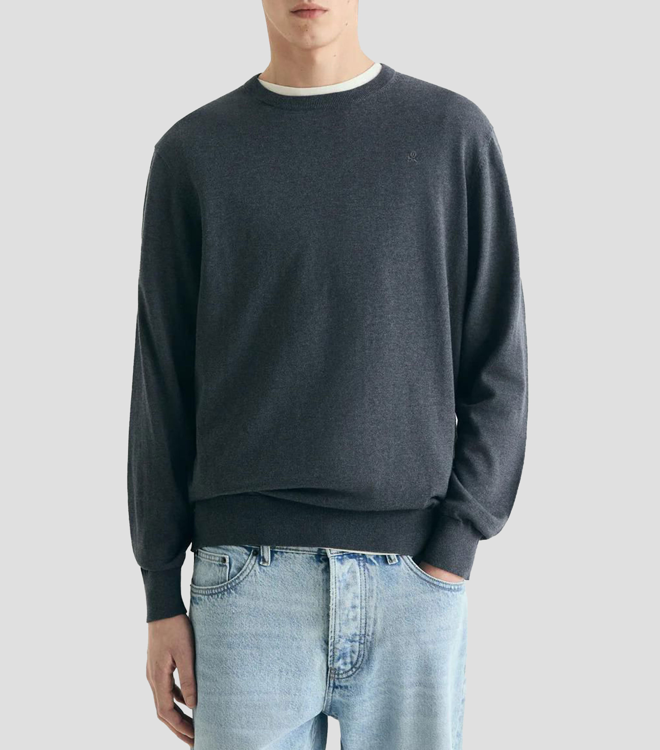 Suéter cuello redondo Hombre
